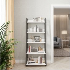 Stellaj Marina 3563_M25StelUrbWhbl, LDSP/metal, 157x37x66 sm, ağ/qara