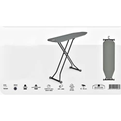 Гладильная доска Perilla Gigi, 110×33 см, черная/серая