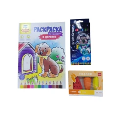Набор для рисования, цветные карандаши, раскраска Набор для рисования, цветные карандаши, раскраска
