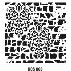 Трафарет Grunge Stencil GCS Serie GCS 003, 45х45