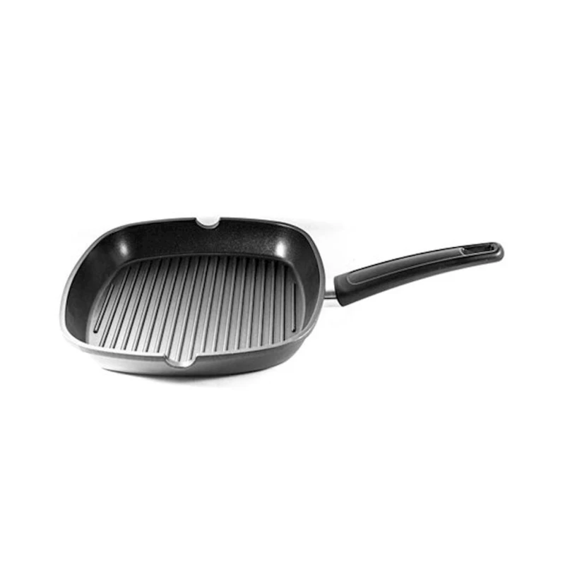 Сковородка-гриль Tescoma 101301, квадратная, 26 см, алюминий, черная