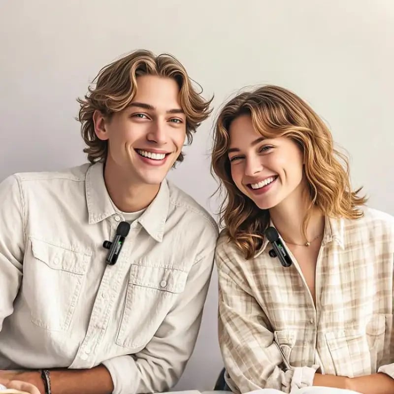 Петличный микрофон Hoco L20A Azaks-Dual