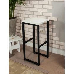 Барный стул BWhite, 75х35х35 см, белый Барный стул BWhite, 75х35х35 см, белый