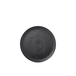 Десертная тарелка Wilmax Croco WL‑662103/A, круглая, 1 шт, 18 см, фарфор, черная