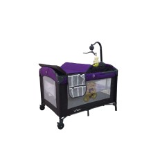 Manej-çarpayı LB-82, 5 yaşa qədər, 65х80х120 sm, bənövşəyi