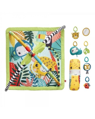 Xalça-oyun mərkəzi Fisher-Price Tropik meşə 3-1-də