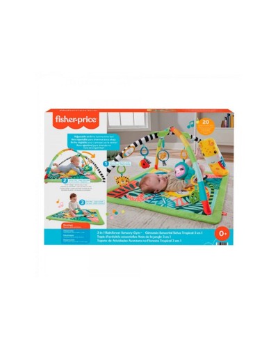 Xalça-oyun mərkəzi Fisher-Price Tropik meşə 3-1-də