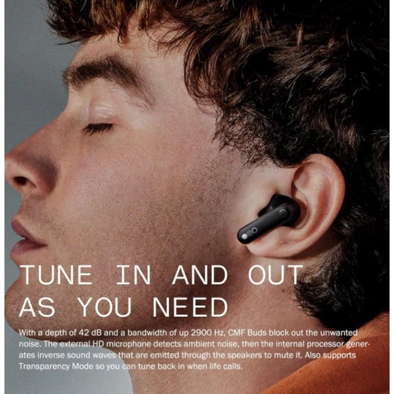 Беспроводные наушники CMF by Nothing Buds Dark Grey Беспроводные наушники CMF by Nothing Buds Dark Grey