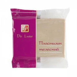 Пластилин Луч De Luxe, скульптурный, молочный 300гр