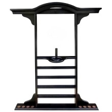 Bilyard aksessuarları üçün vitrin WS0781, 8 əd bilyard çubuğu üçün, qara