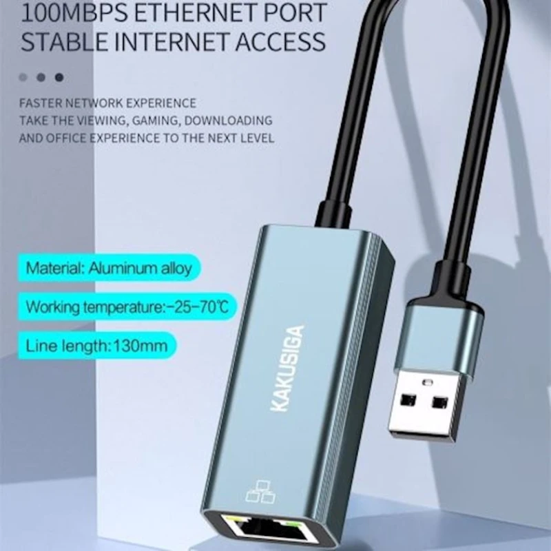 Переходник Kakusiga KSC-906 USB to RJ-45