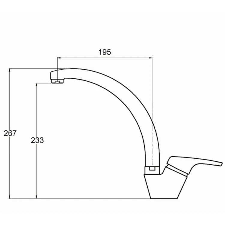 Смеситель Aquasanita Ambra 2813-111