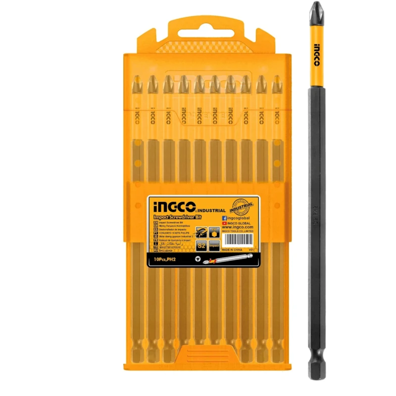Набор бит Ingco SDBIM11PH163, 150 мм, 10 шт