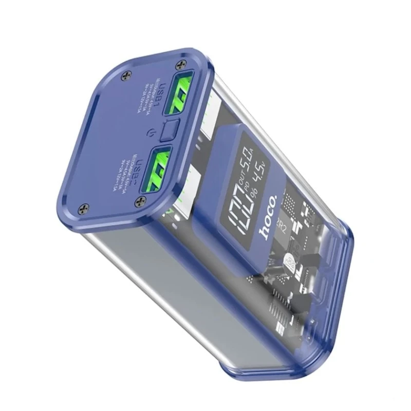 Внешний аккумулятор Hoco J105 10000 mAh Blue Внешний аккумулятор Hoco J105 10000 mAh Blue