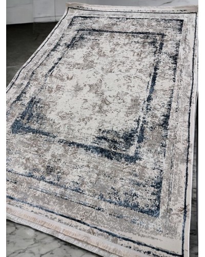 Xalça TB-0261, 160x230 sm, bambuk/ipək/kətan, rəngbərəng
