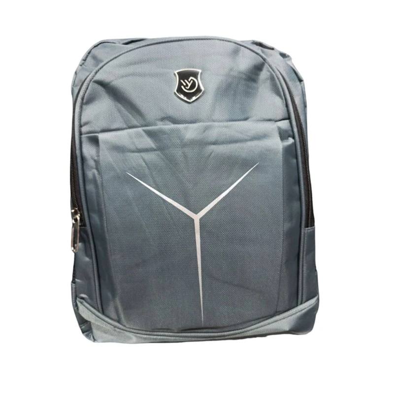 Школьный рюкзак M-179_S_1, нейлон, серый