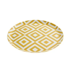 Тарелка Porland Morocco 04AP021465, фарфор, желтая, 24 см