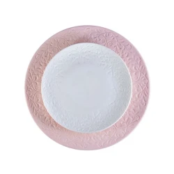 Тарелка Hom-me Papillon Baroque, 27х2.2 см, керамика, Розовый