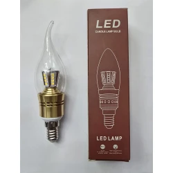 Светодиодная лампа 6W, E14, 3000K, желтый Светодиодная лампа 6W, E14, 3000K, желтый