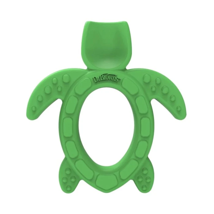 Силиконовая ложка Dr. Brown`s Черепаха, зеленая
