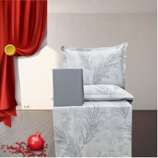 Yataq dəsti Narlı 001131, yorğan üzü 160x220 sm (2 əd), mələfə 240x260 sm, yastıq üzü 50х70 sm (2 əd), ailəvi, pambıq, rəngbərəng