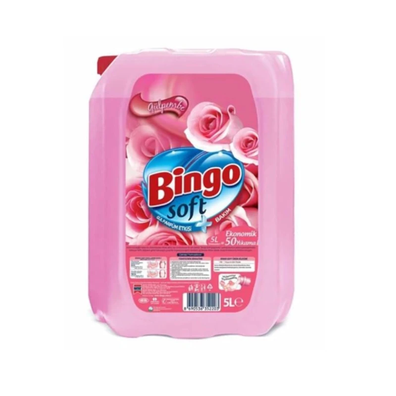 Paltar üçün yumşaldıcı Bingo Soft, 5000 ml Paltar üçün yumşaldıcı Bingo Soft, 5000 ml