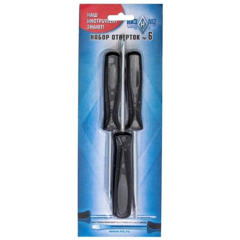 Набор отверток NIZ №6, 3 шт