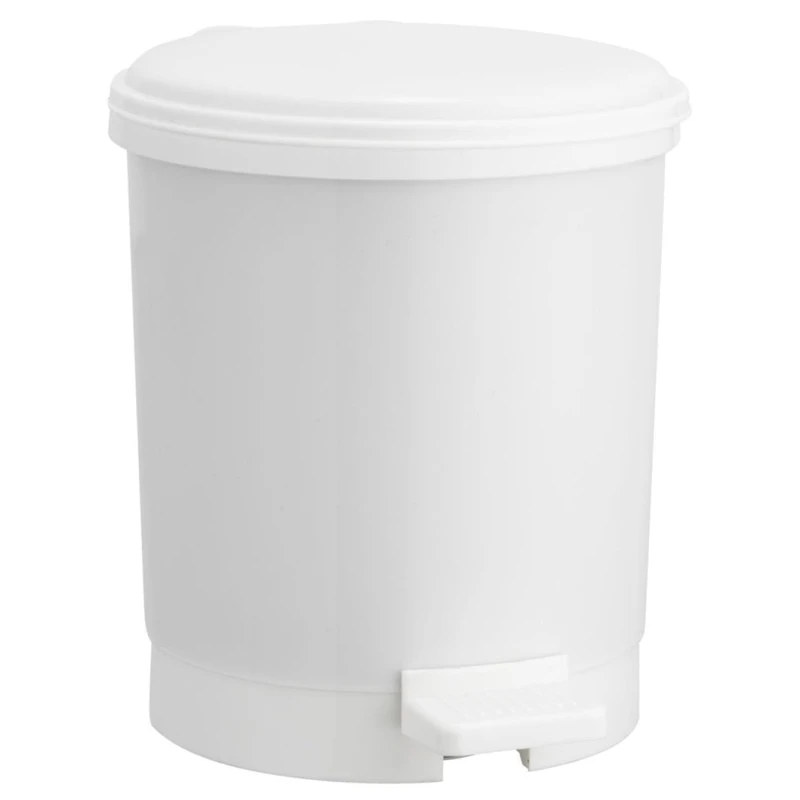 Мусорное ведро JYSK Utby с педалью, белое Мусорное ведро JYSK Utby с педалью, белое