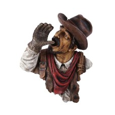 Şərab üçün tutacaq American West Cowboy Head ezzy_5793, 44.5x22.3x26.2 sm