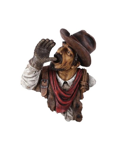 Şərab üçün tutacaq American West Cowboy Head ezzy_5793, 44.5x22.3x26.2 sm