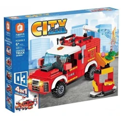 Конструктор Fire Truck Series Water Sprayer 4в1, 219 деталей Конструктор Fire Truck Series Water Sprayer 4в1, 219 деталей