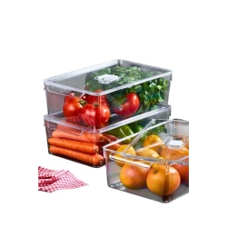 Orqanayzer dəsti Gloss, akril, şəffaf, 20х32.5х10 sm, 3 əd