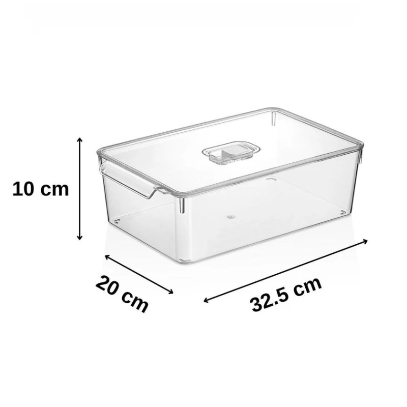 Orqanayzer dəsti Gloss, akril, şəffaf, 20х32.5х10 sm, 3 əd