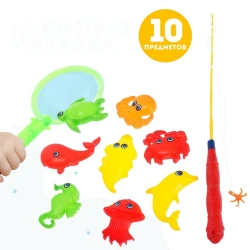 Игра магнитная рыбалка для детей Sima-land Морские жители Игра магнитная рыбалка для детей Sima-land Морские жители