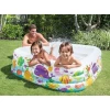 Бассейн Intex Sea Aquarium детский, надувной, квадратный, 159х159х50 см, 424 л, белый/разноцветный