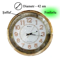 Настенные часы Boala Pearl с люминесцентным покрытием, 42 см