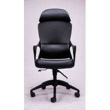 Ofis kreslosu ERZ Space, eko dəri, qara, 140 kq-a qədər