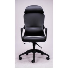 Ofis kreslosu ERZ Space, eko dəri, qara, 140 kq-a qədər