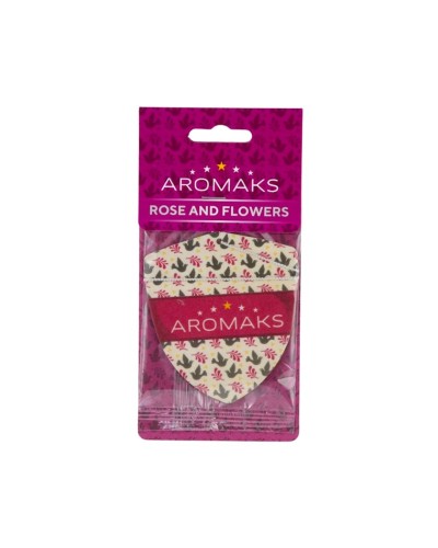 Ətirləndirici avtomobil üçün Aromaks Rose And Flowers, asılqan