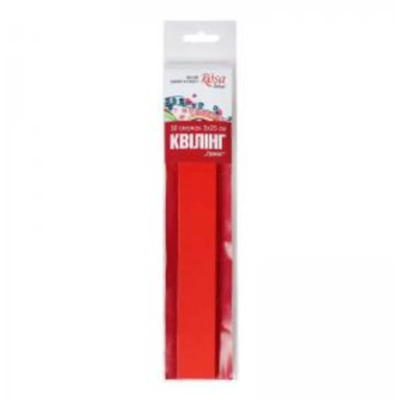 Бумага для квиллинга Rosa Talent №34 Гранат, 3x25 см, 130 г/м², 50 полос Бумага для квиллинга Rosa Talent №34 Гранат, 3x25 см, 130 г/м², 50 полос