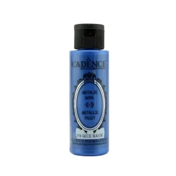 Перламутровая краска-металлик Cadence Metallic Paint 218 Night Blue, Лазурь, 70 мл