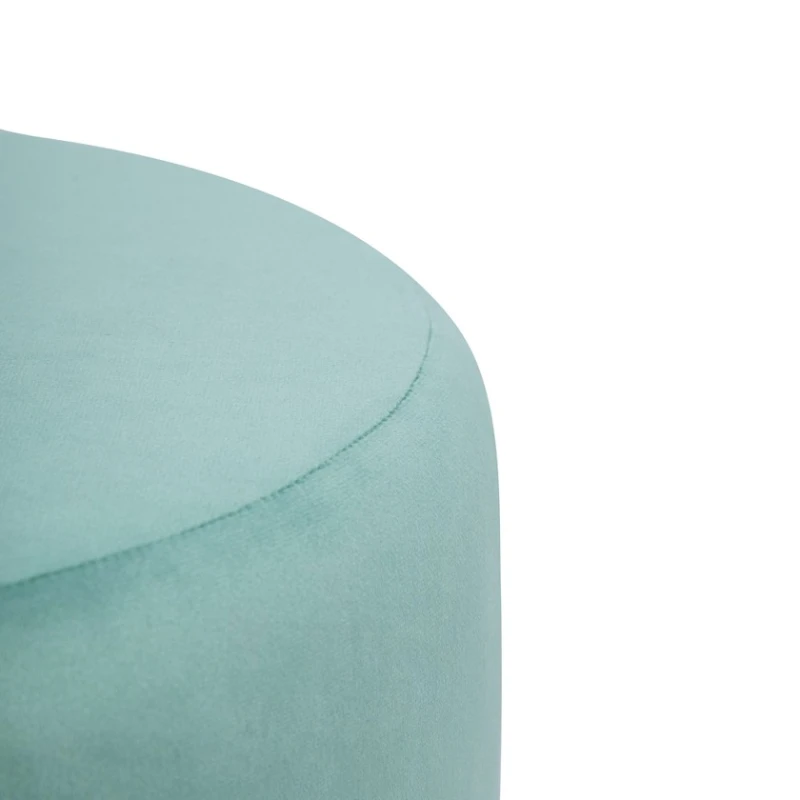 Пуфик 13, ткань, голубой, 40x35x35 см