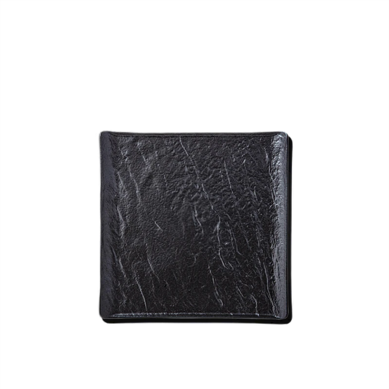 Тарелка Wilmax Slatestone WL‑661105/A, квадратная, 17x17 см, фарфор, черный Тарелка Wilmax Slatestone WL‑661105/A, квадратная, 17x17 см, фарфор, черный