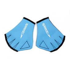 Akvafitnes üçün əlcəklər Speedo Aqua Glove M Qara/Göy