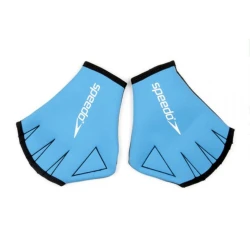 Akvafitnes üçün əlcəklər Speedo Aqua Glove M Qara/Göy