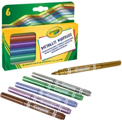 Набор фломастеров Crayola Metallic, 6 шт