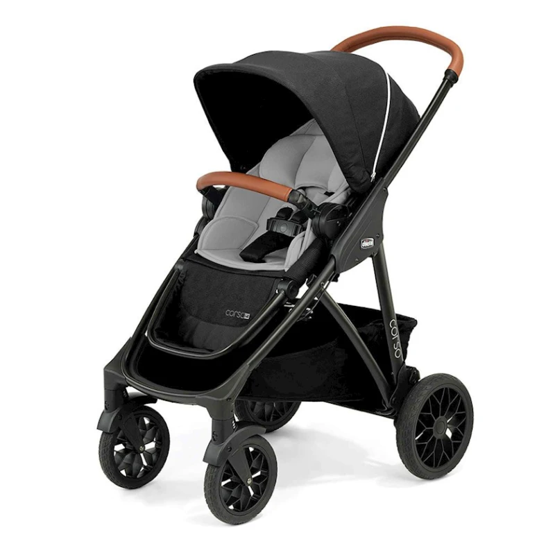 Детская коляска Chicco Corso LE Modular Stroller, черный