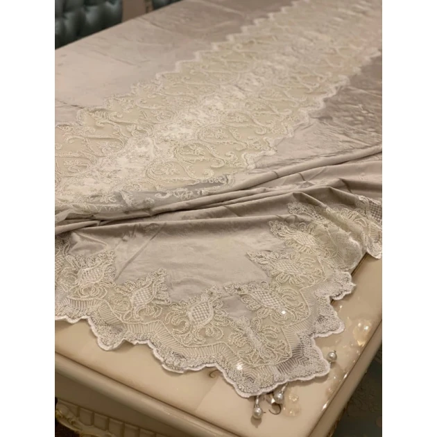 Скатерть MiraNova FS-037, велюр, 150x225 см Скатерть MiraNova FS-037, велюр, 150x225 см