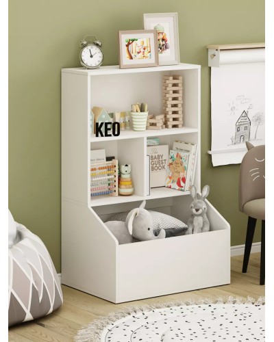 Stellaj Keo Toys, 110x50x70 sm, LDSP, ağ