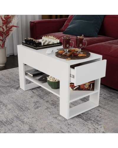Jurnal masası Letta 3563_Letta25AxelW, ağ, 35x45x75 sm